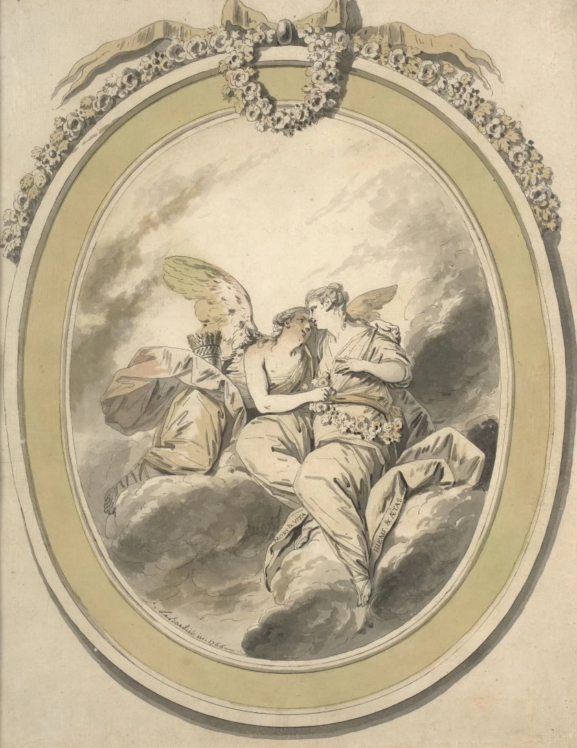 Jean Le Barbier - Allegoria dell'Amore e dell'Amicizia